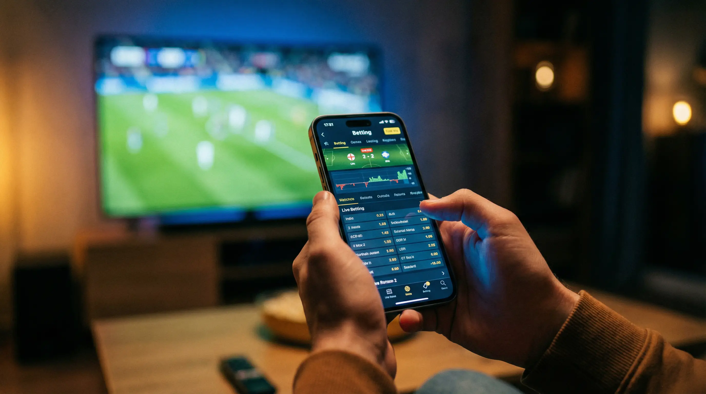Apuestas en vivo en el fútbol argentino