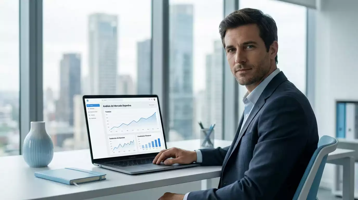 Crecimiento del mercado de apuestas en Argentina con gráficos de tendencias y datos de facturación